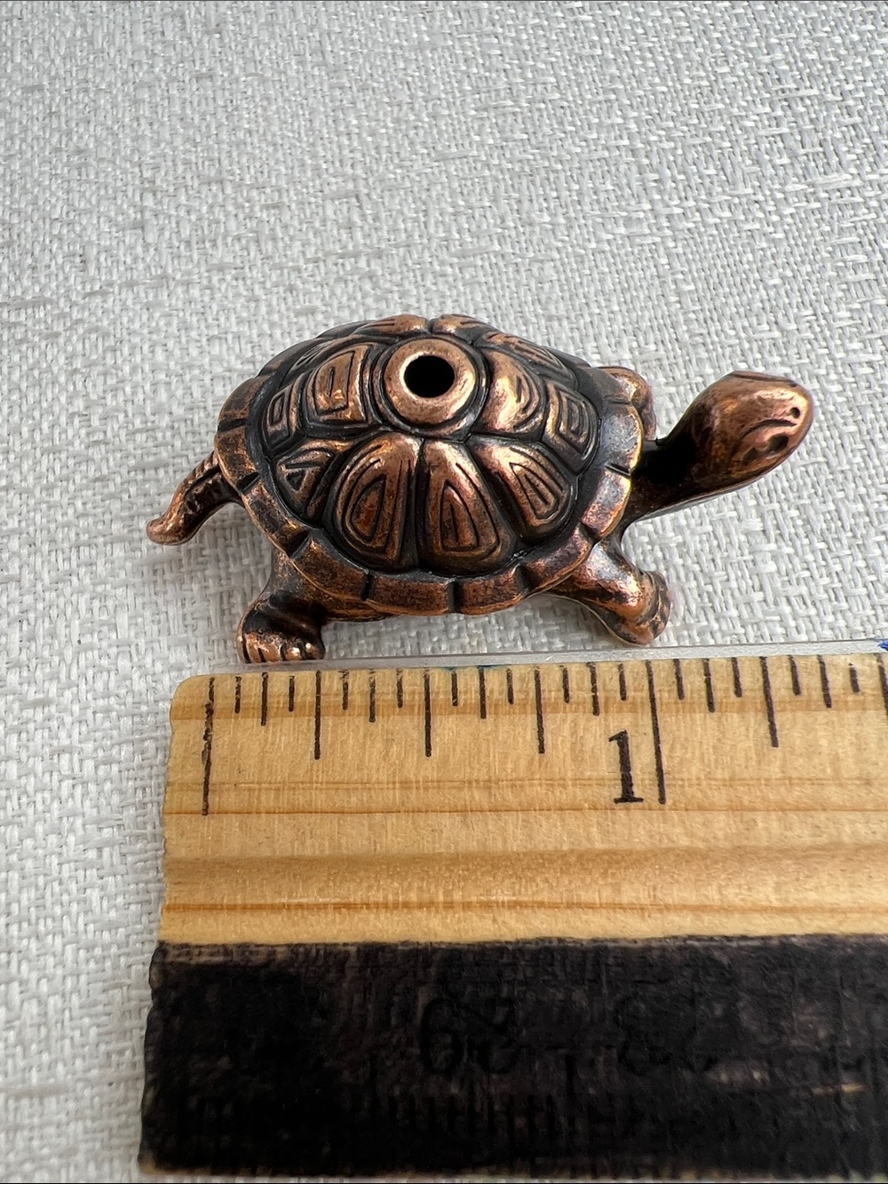 Turtle incense holder approximately one and a quarter inch - Picture 2 of 3
